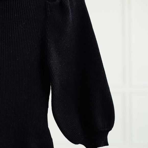 Brielle Puff Sweater Dress - Picture 2 of 5